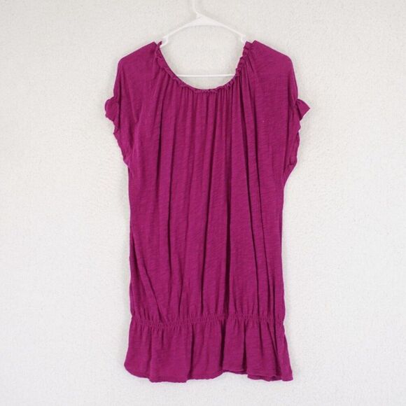 A.N.A. Purple V-Neck Capped Sleeve XL Blouse / Top‎ - Picture 2 of 3